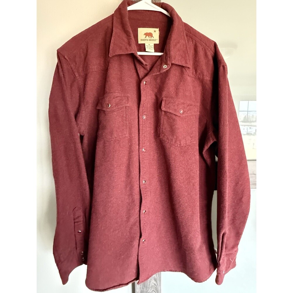 Dakota Grizzly Long Sleeve Button Down Shirt Thick Cotton, Mens Sz XL Lot Of 3 - Picture 4 of 7